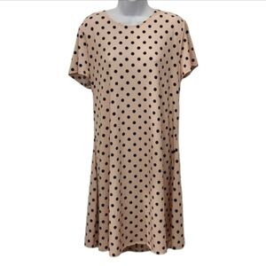 Ava & Grace Pink Polka Dot Dress